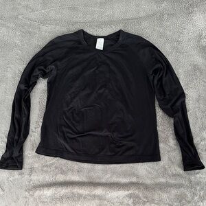 Black athletic long sleeve